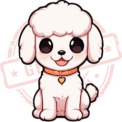 Poodle Daily Stickers: Cute & Cheerful