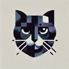 Dark Cubist Cat