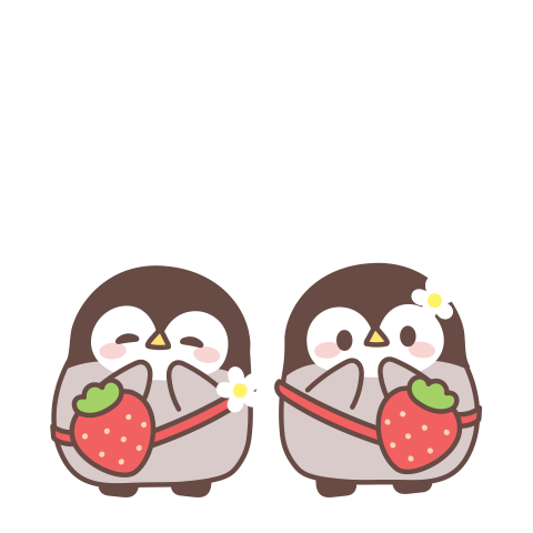 Baby of a gentle penguin (spring)