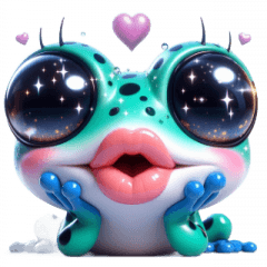 Big-Eyed Frog - Adorable & Clingy