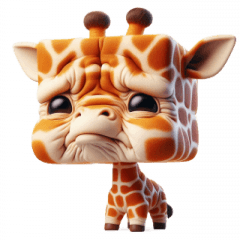 Blocky Giraffe Super Indifferent Replies