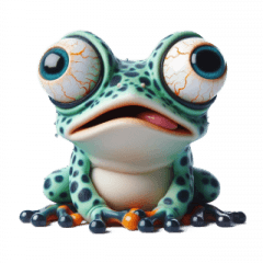 BigEyed Frog for Socially Anxious People