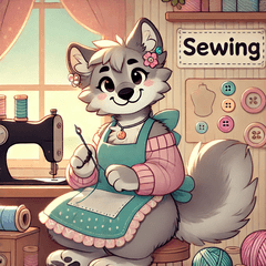 Sewing Wolf's Daily Life