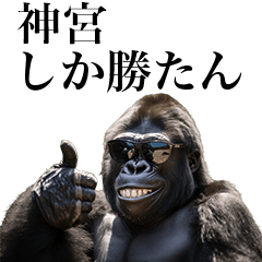 [Jingu] Funny Gorilla stamp to send