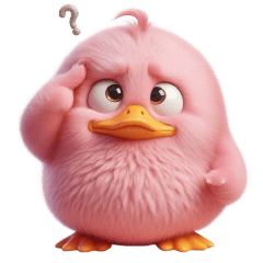 Pink duck pink duck annoyed