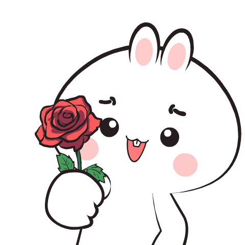 Adorable Rabbit n ew 3 : Pop-up stickers