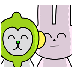 Usagi and Kuma × LINEMO