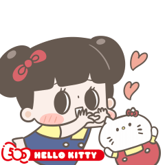 Hello Kitty 50週年 x 啾啾妹