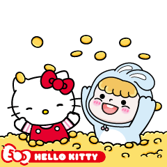 Hello Kitty 50週年 x 蹦蹦跳的兔兔妞