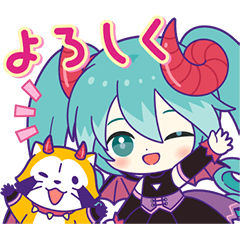 Hatsune Miku × Rascal: Devilishly Cute
