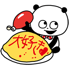 "GOKIGEN PANDA" and Omurice Taiwan Ver.