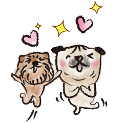 Pug&Griffon stamp 2