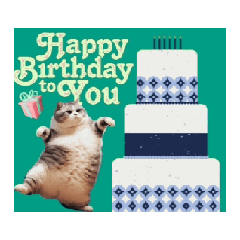 [Moving] Cat and Birthday 1