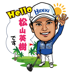 HIDEKI MATSUYAMA Sticker