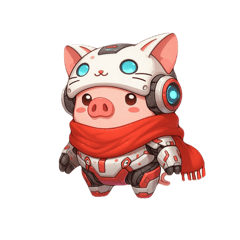 Cute Pig Cat Day (Improved)