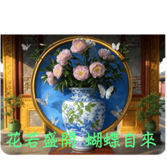 peony flower atmosphere daily greetings