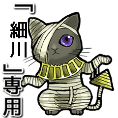 Mummycat Name Animation for Hosokawa