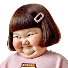 Chubby Girl Funny face 76(MINI)TW