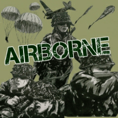 military sticker Airborne