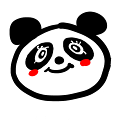 Cute Panda Talk Sticker