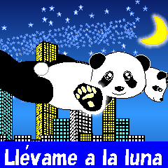 Love Love Panda in Spanish!