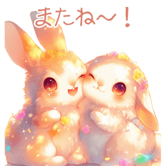 Bunny Sticker for everyday use