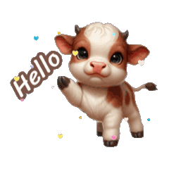 Nong Tawan, a cute little calf v.1