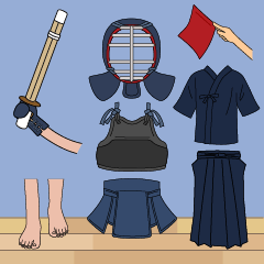 KENDO Samurai's parts