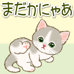 ネコ語でニャ~ニャ~ ちびにゃんズ - LINE スタンプ | LINE STORE