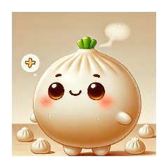 Baobao Taiwanese street food character