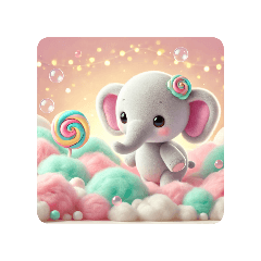 A cute elephant from a new dream world