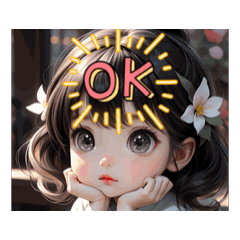 百變可愛小女孩