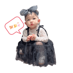 小栗子的表情