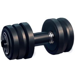 [Sticker arrangement] Dumbbell