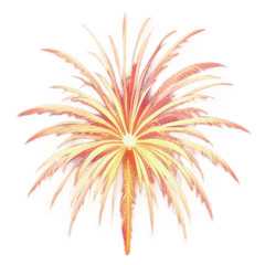 [Sticker arrangement] Fireworks