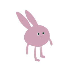 もちもちうさぎぴんく