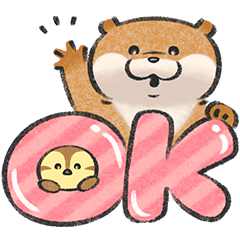 Animated Cute Lie Otter×KOSÉ HADAmite