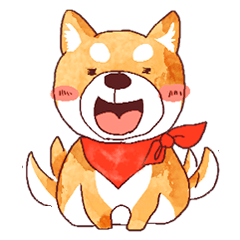Shiba Inu(Water color style)