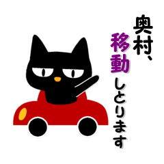 Black cat "Okumura"