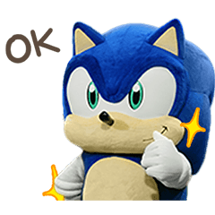 Mochi Sonic stickers