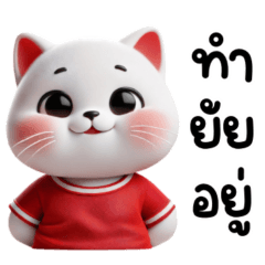 น้อนแมวขาว : คำพูดใช้ได้ทุกวัน (Big)