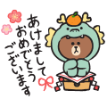 LINE FRIENDS Winter Happiness Stickers