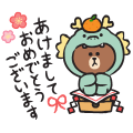 LINE FRIENDS Winter Happiness Stickers