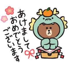 LINE FRIENDS 元気を届ける冬のスタンプ