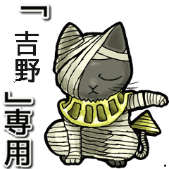 Mummycat Name Animation Yoshino