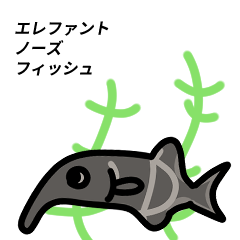 Elephant Nose Fish sticker