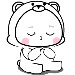 Bocil White Bear 2 : Animated Stickers