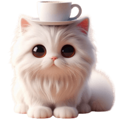 White persian cat V.1