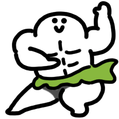 Smiling muscle anime Sticker 2