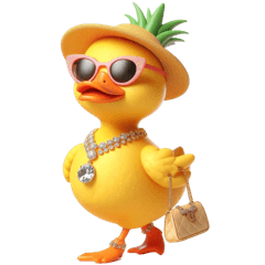 Annoying Pineapple Yellow Duck V1